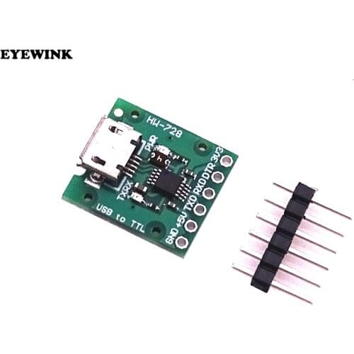 1pcs CH340E USB to TTL Serial Converter, 5V/3.3V Alternative CH340G Module for pro mini