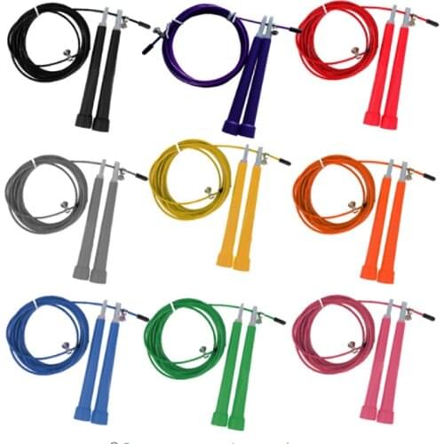 Workout Adjustable Boxing Skipping Sport Jump Rope Bearing Skip Rope Cord Speed Fitness Aerobic Jumping Exercise Equipment