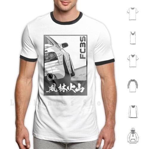 Rx7 Furinkazan T Shirt Men cotton Cotton S - 6xl Mazda Rx7 Furinkazan Drift Import Jdm Japan Cars Tuning Stance Japanese