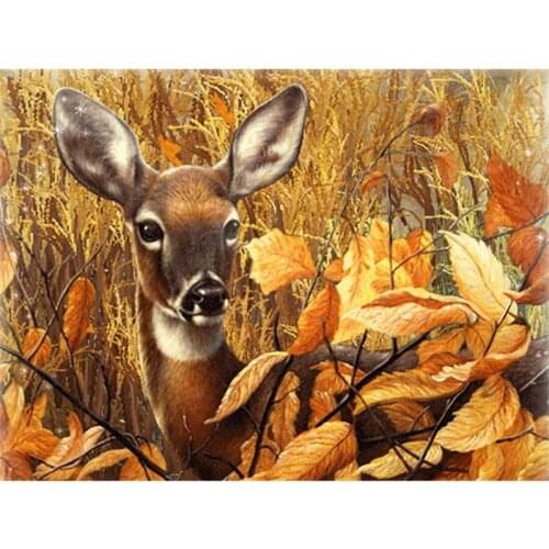 YIKEE diamond painting deer，cross stitch diamond,diamond mosaic paintings Y1602