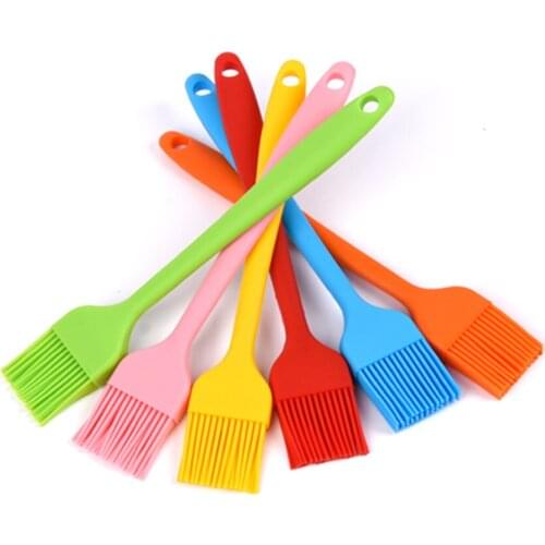1pc Food Grade Silicone Basting Brush Heat-Resistant Baking Brush Grilling Brush Oil Brush Baking BBQ Tools Accessories