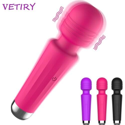 10 Speed Powerful Dildo Vibrator AV Magic Wand G-Spot Massager Sex Toy For Women Couple Clitoris Stimulator Goods for Adults 18