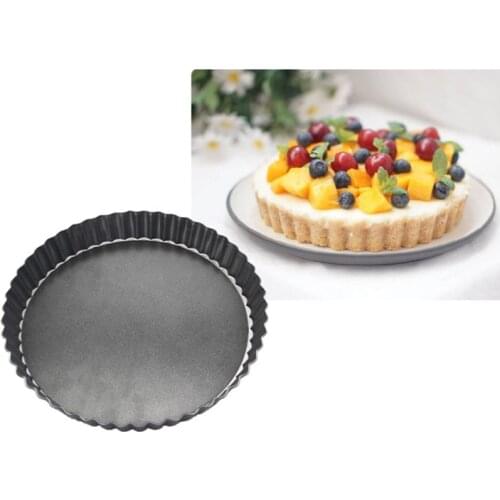 New 4/6/8 Inch Non Stick Pie Pizza Cake Pan Tart Mold Removable Bottom Baking Pastry