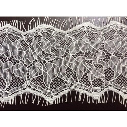 7.5cm wide 3Y/pcs non-elastic eyelash trim, 5pcs per lot,XERY-LST005