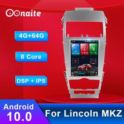 12.1 Inch For Lincoln MKZ GPS Navigator Big Vertical Screen Car Radio Multimedia Video Player Autoradio Bluetooth Navigation