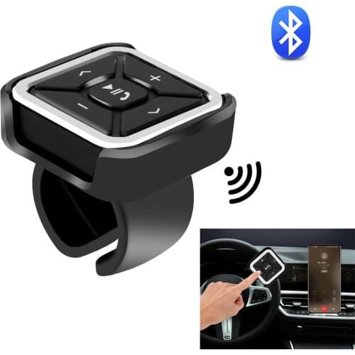 Bluetooth Car Steering Wheel Controller Hands Free Wireless Control for Android IOS Radio MP3 Music DVD Player Auto Accessories
