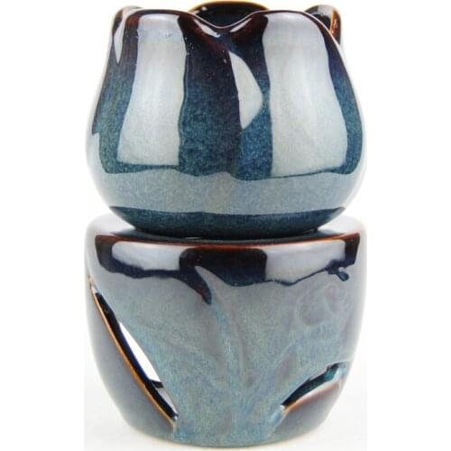 Large capacity Bowl Ceramic Essential Oil Burner fragrance burner Oversized Oil Vaporizer Oil Furnace Aromatherapy Furnace