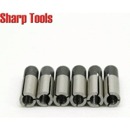 6.35 to 3.175mm/4mm Router Bits Collet Adapter Quick Change Tool Holders for Lathe Machine Milling Cutter Adapter Accessories