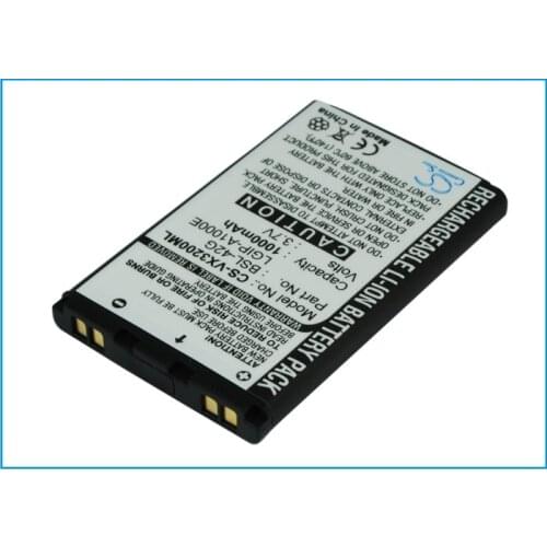 CS 1000mAh / 3.70Wh battery for LG AX245,PM325,PM-325,TD6100,UX210,UX245,UX-245,UX355,UX4750,UX5000,VI125,VI-125