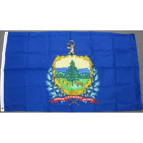 90x150cm us usa state vermont flag