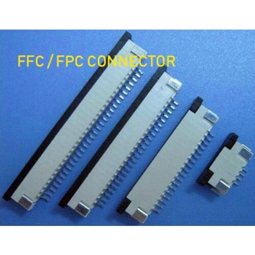 20pcs FFC / FPC connector 1mm 15 Pin Drawer Type Ribbon Flat Connector Top Lower Connector