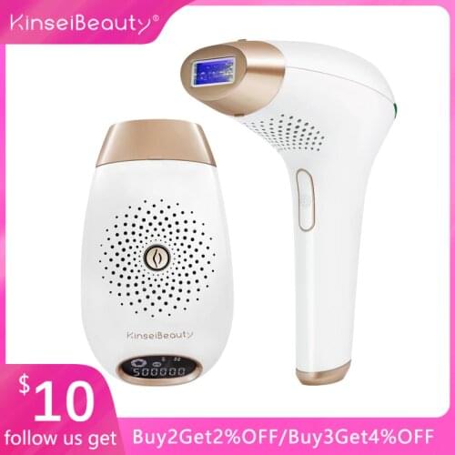 KinseiBeauty IPL Laser Hair Removal Machine 500000 Flash Permanent Laser Epilator Bikini Facial Hair Removal machine