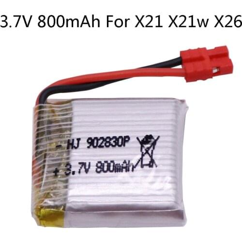 3.7V 800mAh 1S 25C Lipo battery for SYMA X21 X21W x26 X26A Remote Control drone helicopter toys accessories 3.7 V RC toy battery