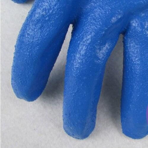 Oil resistant gloves with small particles of non-slip household gloves new