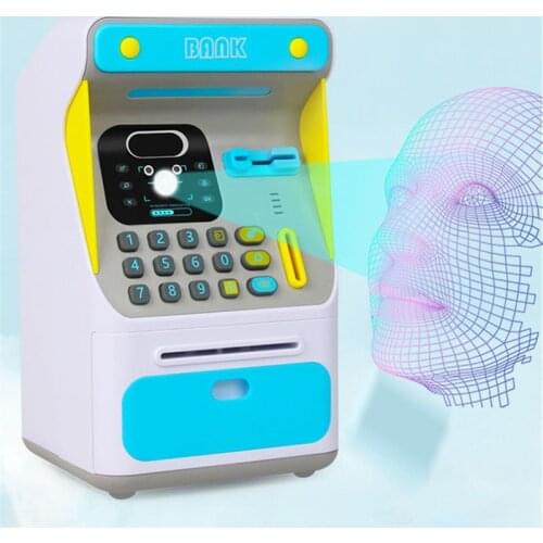 Mini ATM Money Bank with Electronic Lock Face Recognition For Kids Teens Boys F3ME