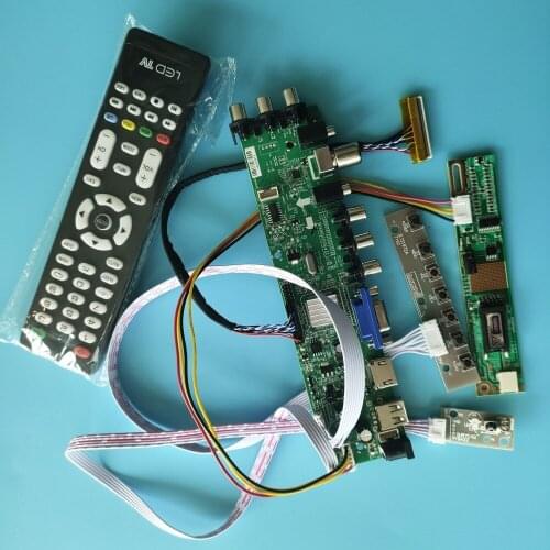 Kit For LTN154U2-L02/LTN154U2-L03 Digital HDMI Panel 1 CCFL LCD TV VGA USB remote Controller board DVB-T 1920X1200 30pin 15.4"