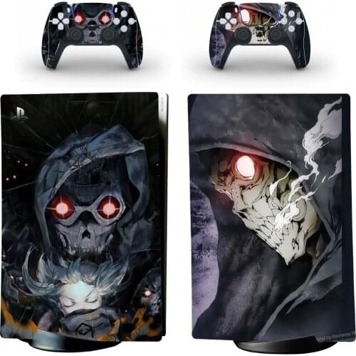 New Skull Style PS5 Digital Edition Skin Sticker for Playstation 5 Console & 2 Controllers Decal Vinyl Protective Skins 2