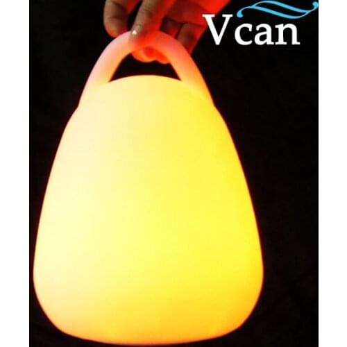 New Year 2016 Multi color rechargeable wireless battery operated waterproof ip67 led table lamp move light