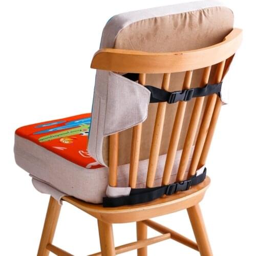 HX5D Portable Cartoon High Chair Pad Booster Dining Sponge Increasing Seat Cushion