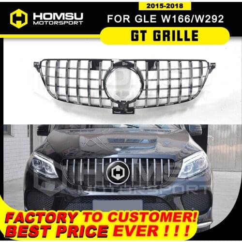For W292 couple W166 sedan GT Grille Grill for C292 GLE-Class 2015+ Car C292 grille