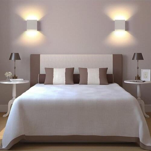 Modern Indoor Lighting 6W Living Room Aluminum Lamp 85-265V Fashion Wall Light Luminous Home Decoration Cube COB Bathroom