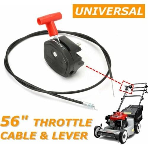 High Quality 142cm 56in Alloy Throttle Cable & Choke Lever Lawnmower Lawn Mower Accessories Garden Accessories Parkside Hot Sale