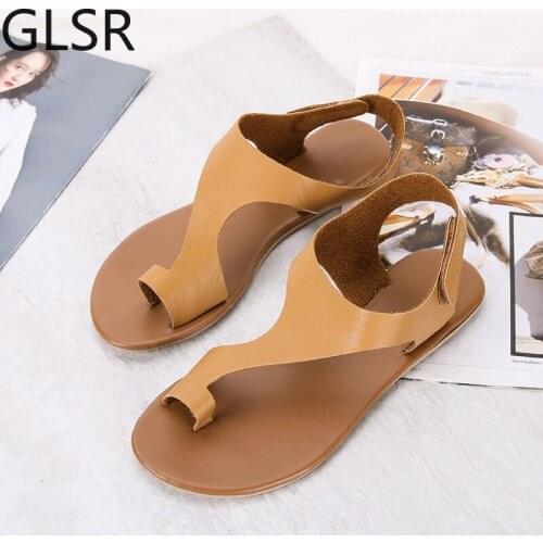 Womens shoes 2020 summer fashion sandals flat shoes lazy casual shoes magic stick net red shoes large size 43