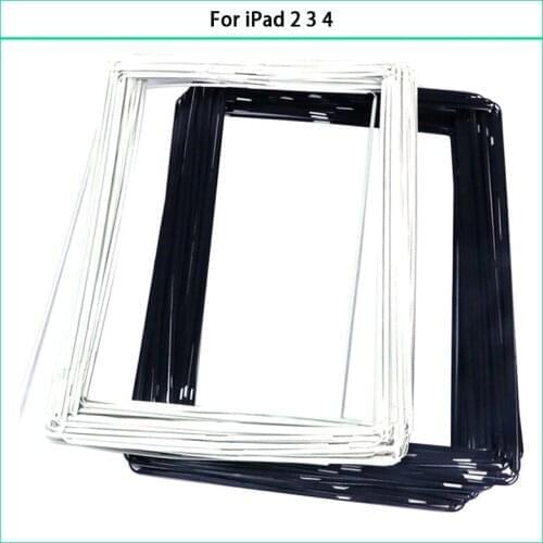 10PCS LCD Middle Frame Adhesive For iPad 2 3 4 Frame Middle Bezel With Sticker Adhesive Touch Screen Holder Repair Parts Replace