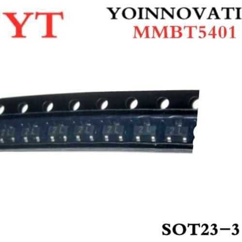 100pcs/lot MMBT5401 5401 2L 2N5401 SOT23 IC Best quality