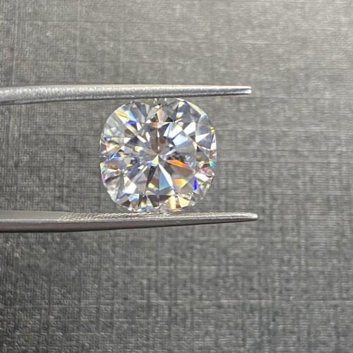 10x10MM 5 Carats Clarity VVS Color D Loose Moissanite Diamonds Cushion Cut White Stones