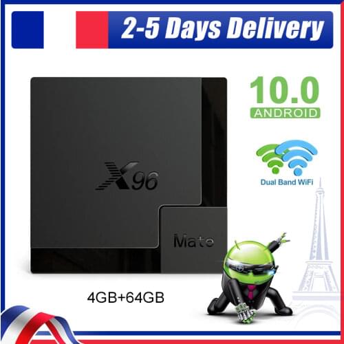Best iptv box X96 Mate 4G 32GB 64GB Android 10.0 QHD Smart Tv Box Allwinner H616 Wifi 2.4G&5G BT5.0 Smart ip tv set top boxes