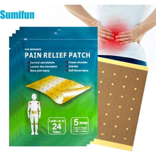 5Pcs/bag Far Infrared Analgesic Patch Cervical Spondylosis Bone Joint Injury Waist Leg Arthritis Stiff Shoulder Medical Plaster