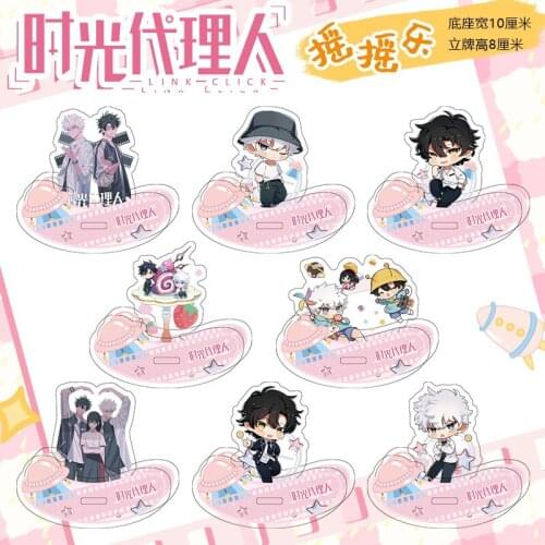 Anime Figure Limit DEVIL GAME Time Agent Cheng Xiaoshi Arcylic Stand Model Plate Desk Decor Cosplay Keychain Props Toy Gift