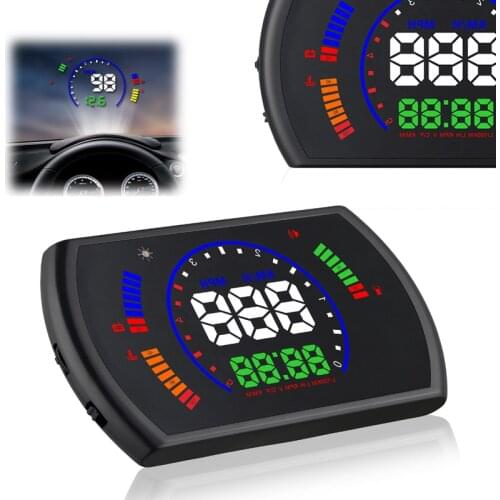 S600 Car HUD Head Up Display HD Speedometer Digital GPS Alarm Screen 5.8 inch HD