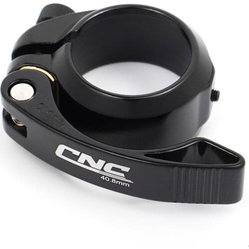 Bicycle Seatpost Clamp 41mm Aluminum Alloy Seat Tube Clip Bike Seat Post Holder For 40.8-41mm Seatpost Bicycles