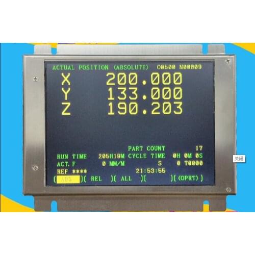 A61L-0001-0095 D9CM-01A compatible LCD display 9 inch for CNC machine replace CRT monitor,HAVE IN STOCK
