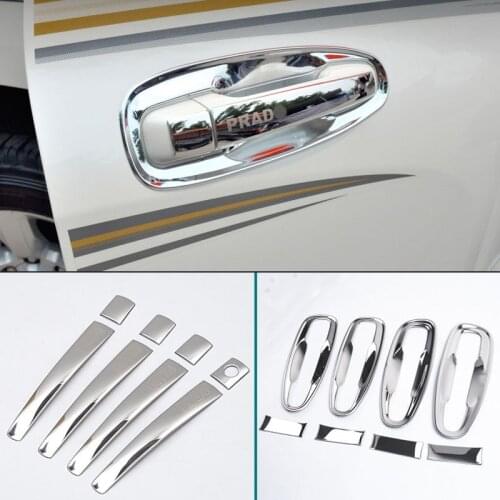 ABS Chrome Door Handle Cover for FJ150 Prado 2010-2021