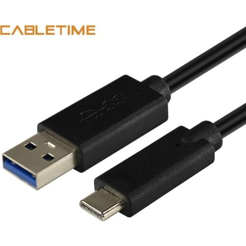 Cabletime USB 3.0 Type-C 3.1 Cable Fast Charging Sync Data Cable Type C Cable 3A for Samsung Galaxy S9 Note 8 9 Huawei laptop N3