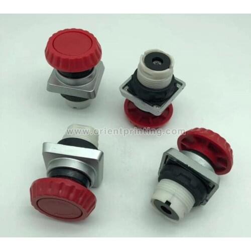 4 Pieces Emergency Button A1.144.9127 HD SM102 SM74 SM52 Emergency Stop Switch Pizelement Button HD Offset Spare Parts