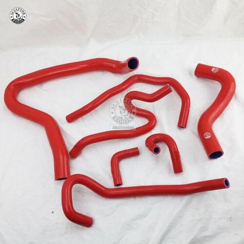 SILICONE RADIATOR HOSE KIT FOR HONDA ACCORD SiR-T F20B CF4 Euro-R CL1 97-00 (7PCS) red/blue/black
