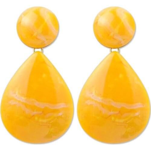 LZHLQ Big Earrings Statement Drop Earrings Dangle Women Earrings Female Dangle Earrings Handmade Christmas Gift