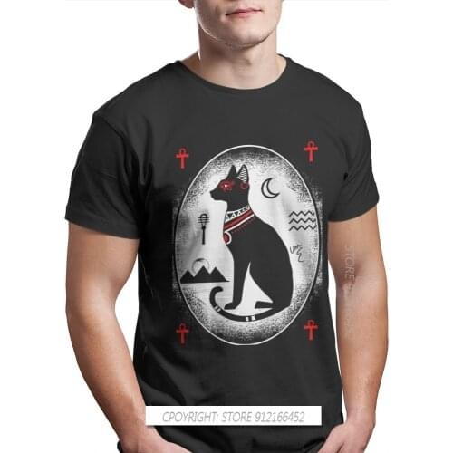 Men Egyptian Mythology Ancient Egypt Gods Atum Horus Osiris Ofertas T-Shirt Bastet Pure 100% Cotton Tops