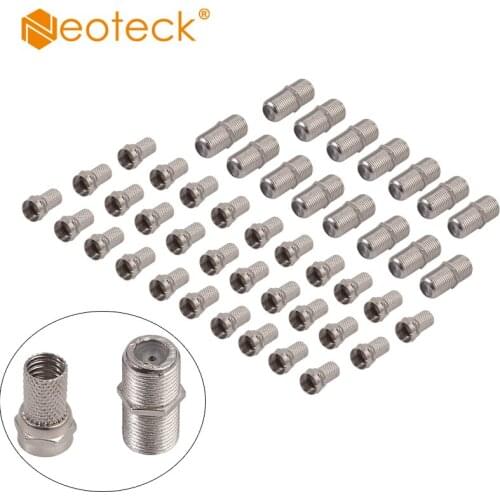 Neoteck 30 Pcs F CONNECTOR And 15 Pcs JOINING BARRELS New Repair Kit For Sky + Hd Twin Coax Cable