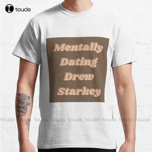 New Mentally Dating Drew Starkey Classic T-Shirt Swim Shirt Cotton Tee Shirt S-5Xl
