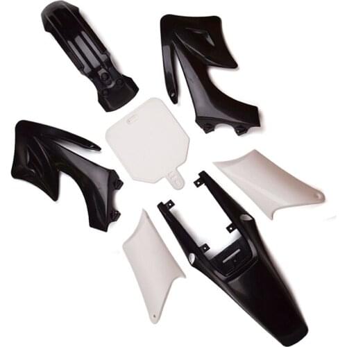 TDPRO For Apollo black plastics fender kit Complete Motorcycle Fender Kit 125cc 150cc Thumpstar Atomik Orion