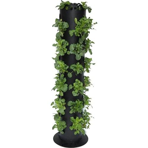 Outdoor Wall Planter Flower Tower Freestanding to Hold Living Artificial Plants Flowers for Patios