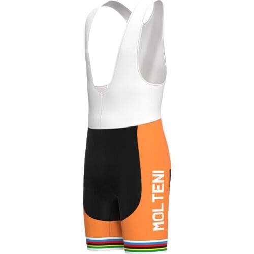 1987 Competition MOLTENI Team Man Retro Cycling shorts Clothing Summer Triathlon Biker Bib Shorts de ciclismo hombre