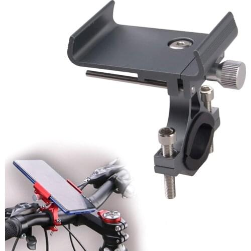 Bicycle Phone Holder Universal Bike Motorcycle Handlebar Clip Stand Mount Adjustable Cell Phone Holder Bracket For iPhone Etc
