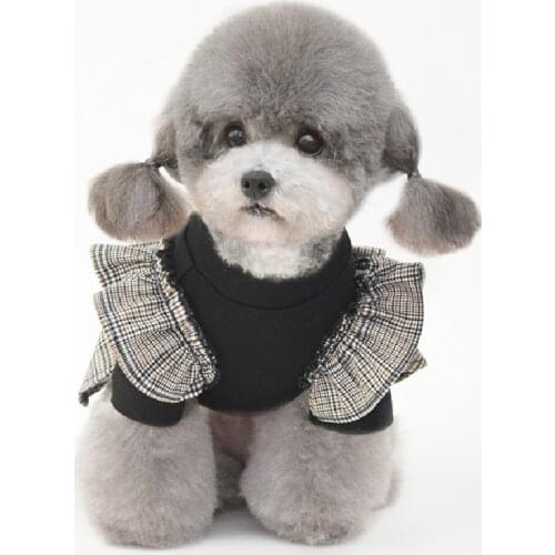 Winter Pet Dog Dress Fashion Clothing For Small Dog Skirt Puppy Clothes Cat Costume Yorkshire Pomeranian Poodle Schnauzer Outfit