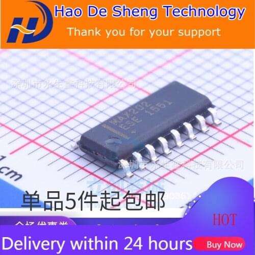 10PCS/LOT MAX202ESE Drive Receiver IC MAX202 SOP New Original In Stock